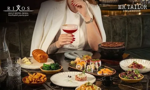 Premium Themed Dining Experience at Mr. Tailor Steakhouse, Rixos Gulf Hotel Doha!