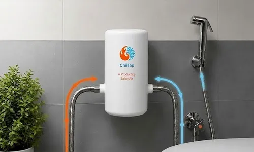 ChillTap Plug 'n Play Water Cooling Device for Shataf - No Electricity | Easy Install | Wall or Floor Mount!