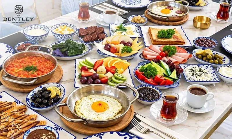 Oriental Breakfast & Business Lunch at Al Arzeh Restaurant, The Bentley Hotel
