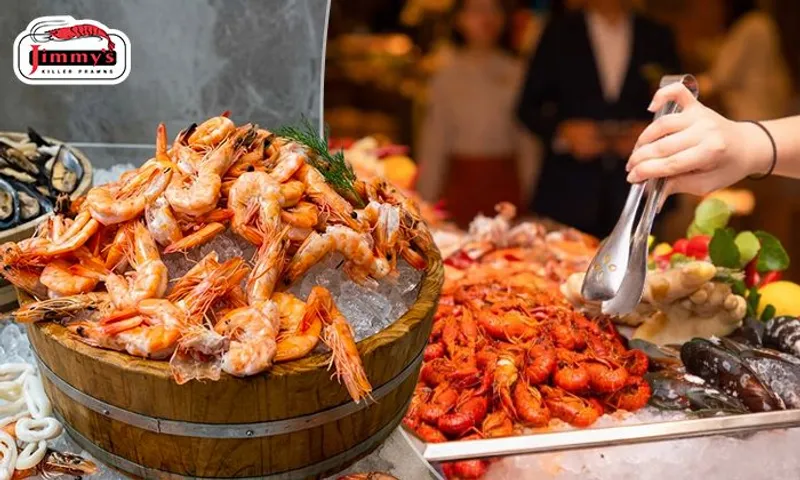 Saturday Seafood Brunch with Live Stations at Jimmy’s Killer Prawns!