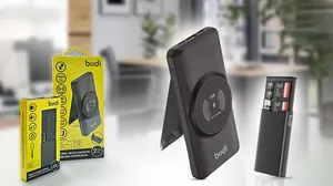 Budi Magnetic Wireless Power Bank + Multi-Functional Memory Card Storage Box!