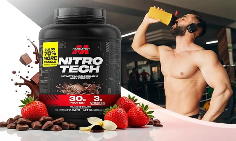 MuscleTech NitroTech Whey Protein!
