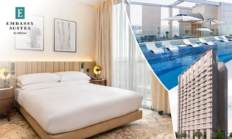 Staycation for TWO with Breakfast at Embassy Suites by Hilton Doha Old Town!