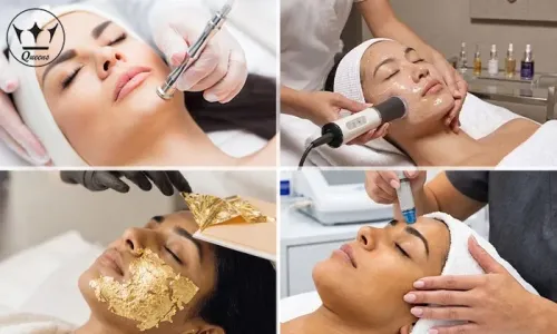 Facials for Ladies: Gold, Diamond Facial, Oxygeneo, Hydrafacial & More at Queens Salon!