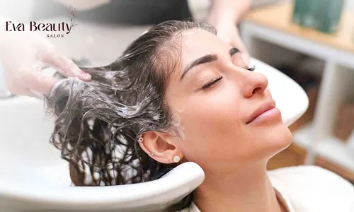 Revive & Shine: Hair Mask Treatment & Hair Wash for Ladies at Eva Beauty!