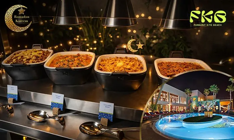 Ramadan Nights by the Beach: Iftar Buffet with Resort Access at Fuwairit Kite Beach, Tapestry Collection by Hilton!