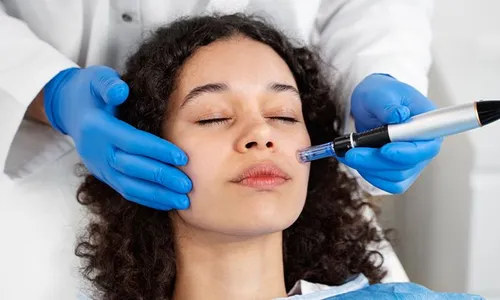 Radio Frequency Microneedling Skin Treatment for Ladies & Men at Al Aqsa Medical!