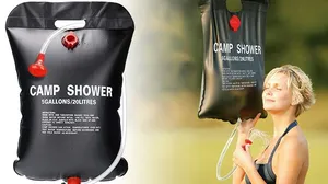 Camping Shower Bag with Solar Heating!