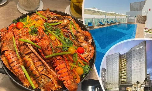 Friday Seafood Night Buffet + Pool Access at Shaza Hotel!