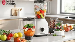 Russell Hobbs 4-in-1 Blender 400W – Blend | Grind | Chop | 2 Mills!
