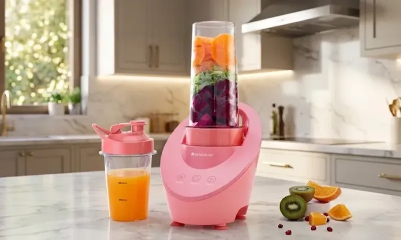 Wonderchef Magneto Blender – 200W | Magnetic Induction | 60-Sec Auto-Stop | 2 Jars!