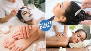 Killer Beauty Deal: Express Facial + Hair Mask with Blow-Dry + Threading + Massage + Mani-Pedi & More!
