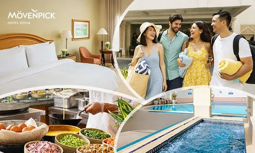 Staycation OR Daycation with Pool Access and Dining Options at Mövenpick Doha!