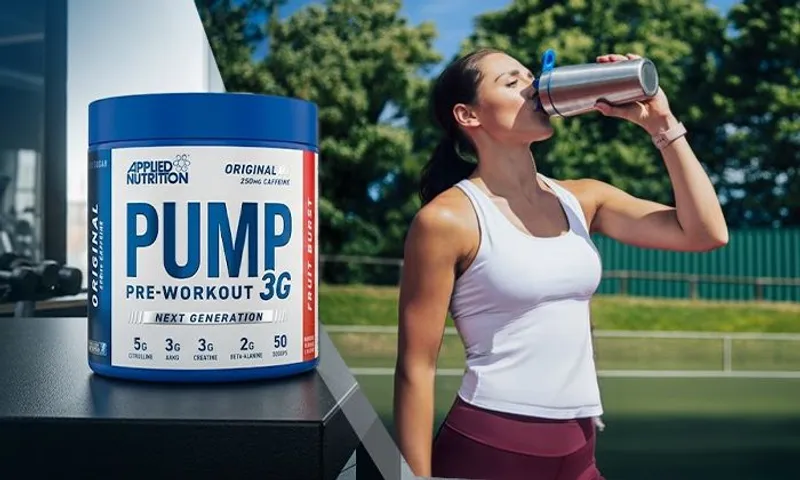 Applied Nutrition Pump 3G Pre-Workout 375g – Citrulline | Creatine | Energy Focus!