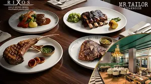 Premium Steakhouse Selection at Mr. Tailor, Rixos Gulf Hotel Doha!