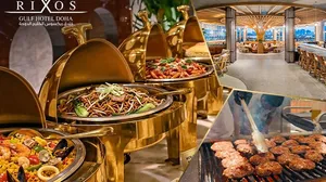 Wednesday Late-Night Brunch Feast at Marina Restaurant, Rixos Gulf Hotel Doha!