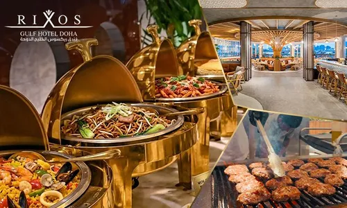 Wednesday Late-Night Brunch Feast at Marina Restaurant, Rixos Gulf Hotel Doha!