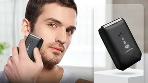 Porodo Lifestyle Dual-Blade Pocket Shaver - 8000 RPM | IPX6 Waterproof | Travel Lock!