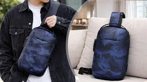 Crossbody Bag – USB Charging Port | Anti-Theft Lock | Waterproof!