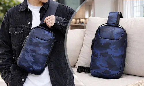 Crossbody Bag – USB Charging Port | Anti-Theft Lock | Waterproof!