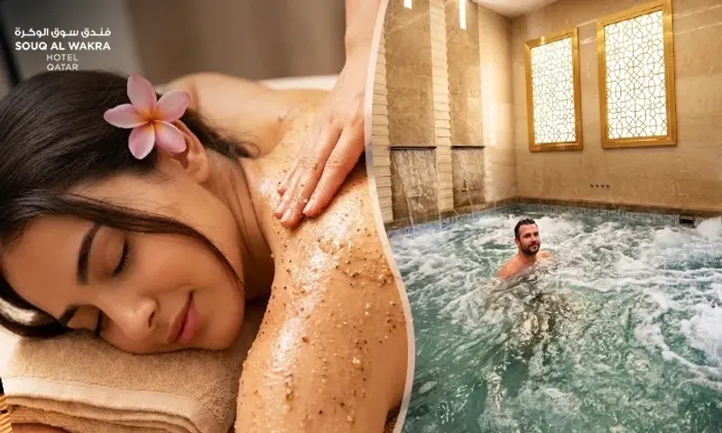 Coffee Scrub, Hydropool & Massage for Ladies & Men at Souq Al Wakra Hotel!