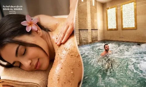 Coffee Scrub, Hydropool & Massage for Ladies & Men at Souq Al Wakra Hotel!