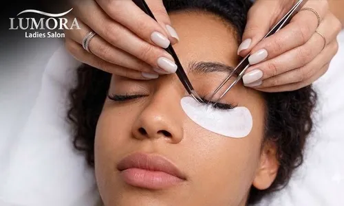 Lash & Brow Makeover - Extensions, Lamination & Tint at Lumora Ladies Salon!
