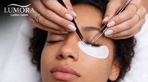 Lash & Brow Makeover - Extensions, Lamination & Tint at Lumora Ladies Salon!