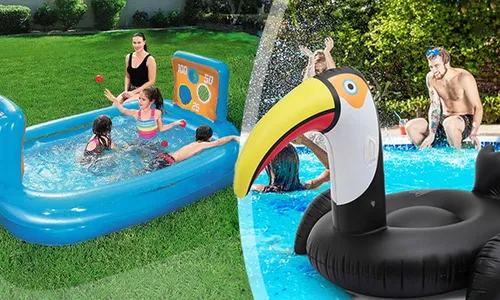 Float & Splash: Inflatable Float & Pool!