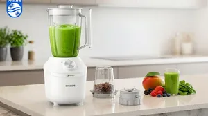 Philips 3000 Series Blender - 600W | ProBlend System | Crushes Ice in 45 Seconds!