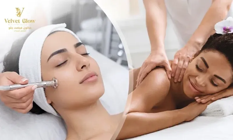 Diamond Facial & Relaxing Body Massage at Velvet Glow Beauty Ladies Salon!
