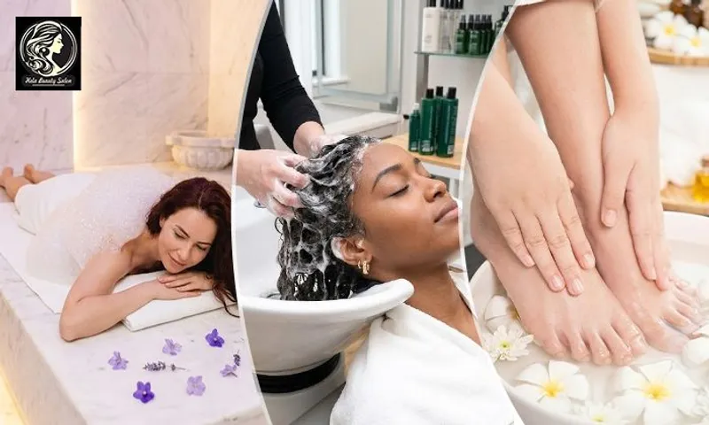 Luxury Beauty Escape Package: Moroccan Bath, Mani-Pedi, Hair Mask & Blow-Dry at Hela Beauty Center!