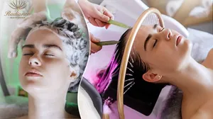 Radiant Hair Waterfall, Gold Mask Hair Treatment, Head & Shoulder Massage at Radiance Beauty Lounge, Millennium Place Hotel!