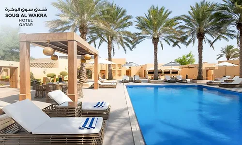 5-Star Pool Day Pass with Snack at Souq Al Wakra Hotel!