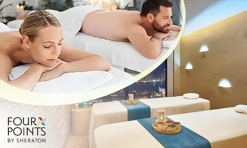 Luxury Massages with Jacuzzi or Sauna Access for Ladies & Gents at Four Points by Sheraton!