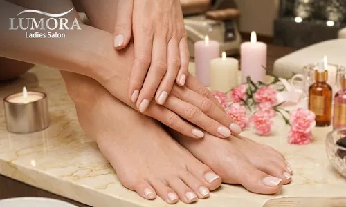 Classic Manicure, Pedicure & Nail Extensions at Lumora Ladies Salon!