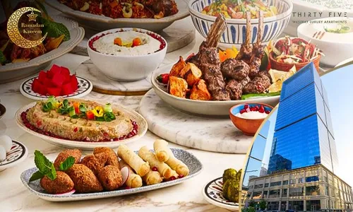 Suhoor Buffet at 35 West Bay Luxury Apartments!