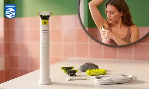 Philips OneBlade Intimate - SkinProtect Blade | 3mm Trimming Comb | 100% Waterproof!