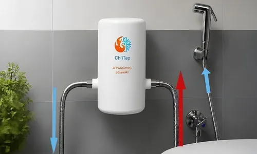 ChillTap Plug 'n Play Water Cooling Device for Shataf - No Electricity | Easy Install | Wall or Floor Mount!