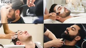 Men’s Grooming: Haircut, Beard, Manicure & Deep Cleansing Facial at The Pearl!