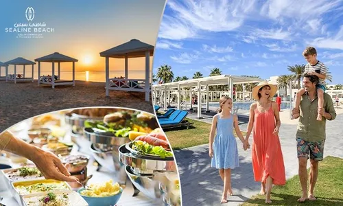 Pool & Beach Access with Dinner Buffet OR Italian Set Menu at Sealine Beach Resort!