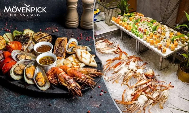 Weekend Seafood Dinner Buffet at Mövenpick Doha!