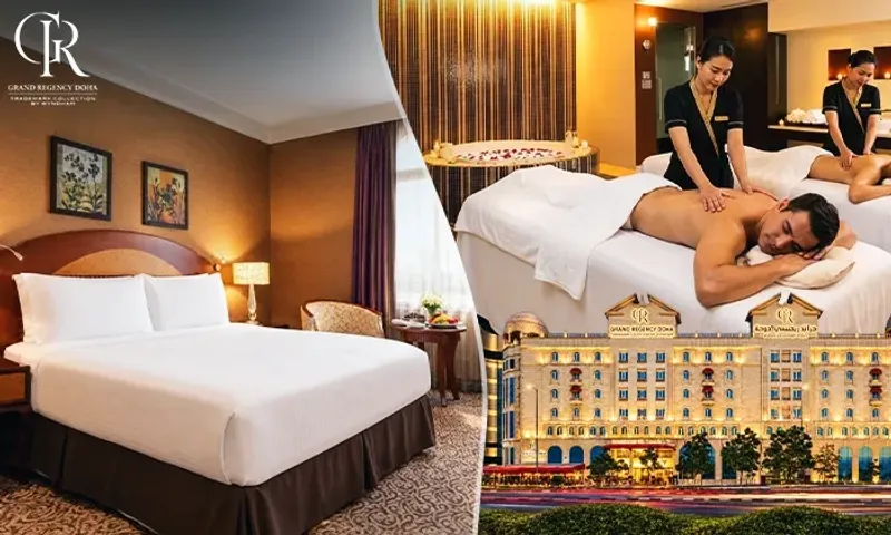 Dining, Massage & Deluxe Room Packages for TWO at Grand Regency Hotel!