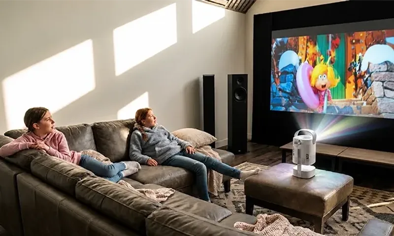 Green Lion Pluto 4K Portable Projector - 50"–180" Screen | Auto Keystone | Wi-Fi & Bluetooth!