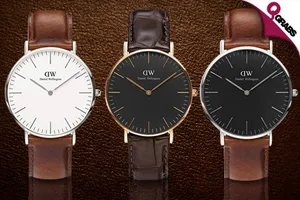 From QR399, Add Some Sass with Men's Women's Daniel Wellington
