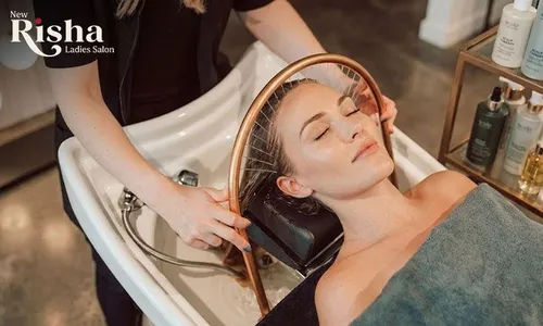 Korean Hair Spa + Face Pack at New Risha Beauty Salon!