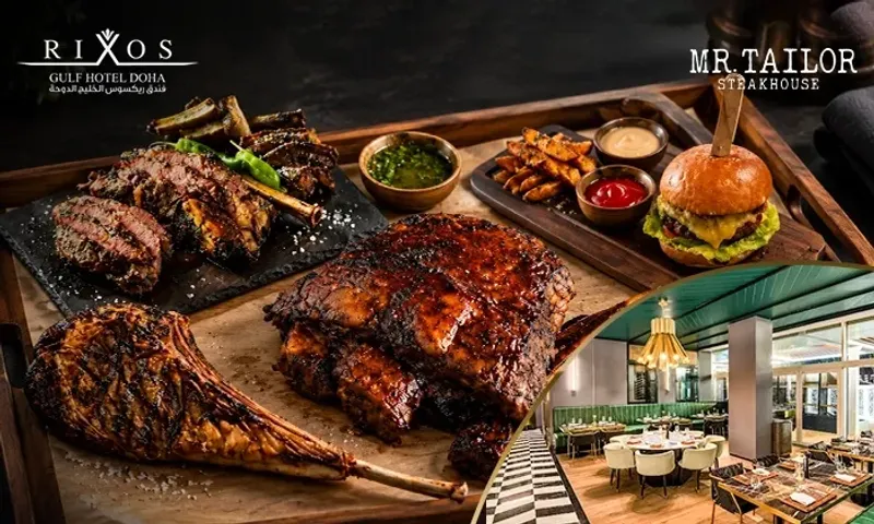 Premium Steakhouse Selection at Mr. Tailor, Rixos Gulf Hotel Doha!