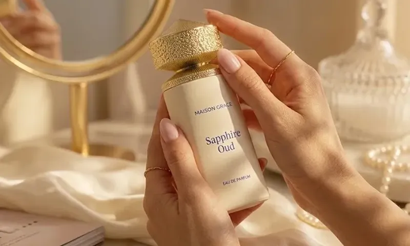 Grace Perfumes Sapphire Oud EDP – Honey & Pink Pepper | Saffron & Jasmine | Agarwood & Leather!