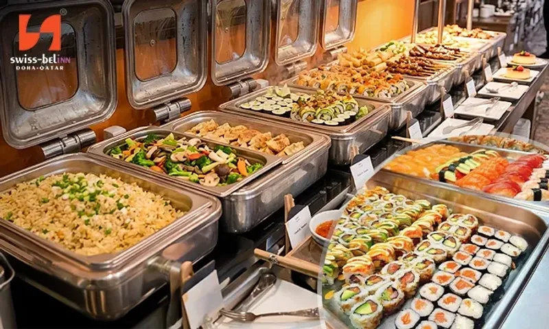 Chinese-Japanese Fusion Dinner Buffet at Swiss-Belinn Doha!