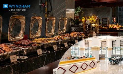 Live Grill Stations, Gourmet Flavors & Signature BBQ Every Thursday at KUBE Restaurant, Wyndham Doha West Bay!